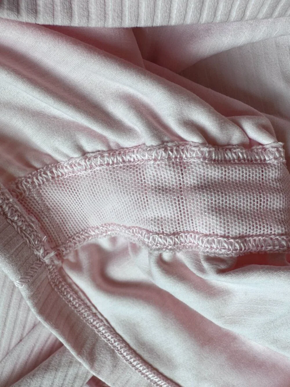 Lululemon All It Takes Ribbed Nulu Short Sleeve Ruched T Shirt Pink Size 8/10